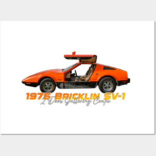 1975 Bricklin SV-1 2 Door Gullwing Coupe Posters and Art